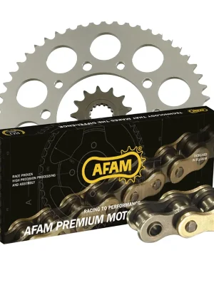 AFAM Kettensatz für AJP PR3 Supermoto Pro 200 08-11 428 MXG Kettenkit Sichere Zahlung