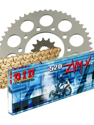 Highlight DID Kettensatz für Kawasaki KLX 650 99-01 520 ZVMX Kettenkit