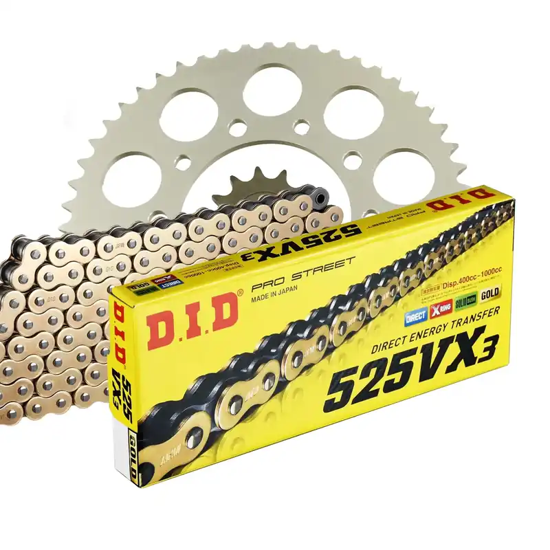 Expressversand DID Kettensatz für Triumph Tiger 800 XCA ABS 2016 525 VX3 Kettenkit