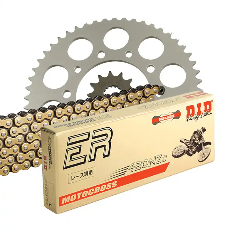 DID Kettensatz für Honda CR 80 RB (Gross Rad) 96-02 420 NZ3 Kettenkit Mega-Angebot