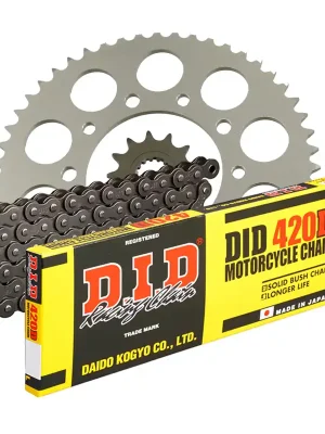 Abverkauf DID Kettensatz für Kawasaki KX 80 91-92 420 D Kettenkit