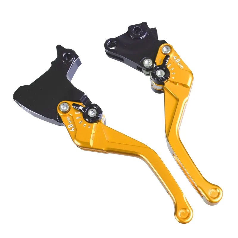 Beliebt PUIG Bremshebel + Kupplungshebel Set v4 kurz gold (für BMW F 650 GS ABS E8EG/K72 08-12 )
