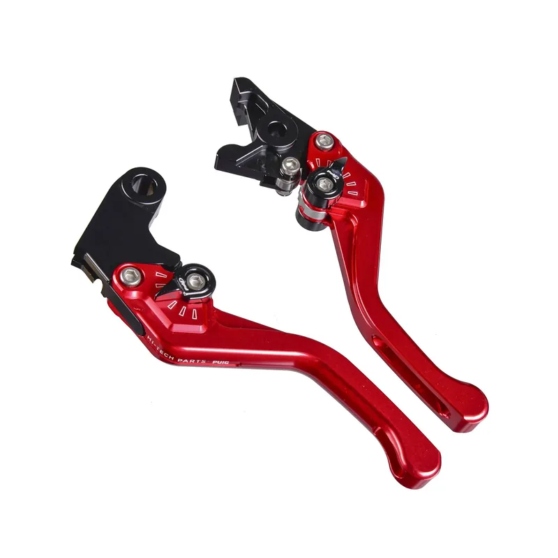 Garantierte Lieferung PUIG Bremshebel + Kupplungshebel Set v3 kurz rot (für Honda NC 750 S ABS RC70 14-15 )