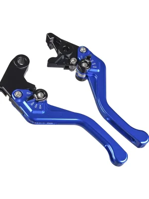 Abverkauf PUIG Bremshebel + Kupplungshebel Set v3 kurz blau (für Yamaha MT-07 ABS 23-24 )