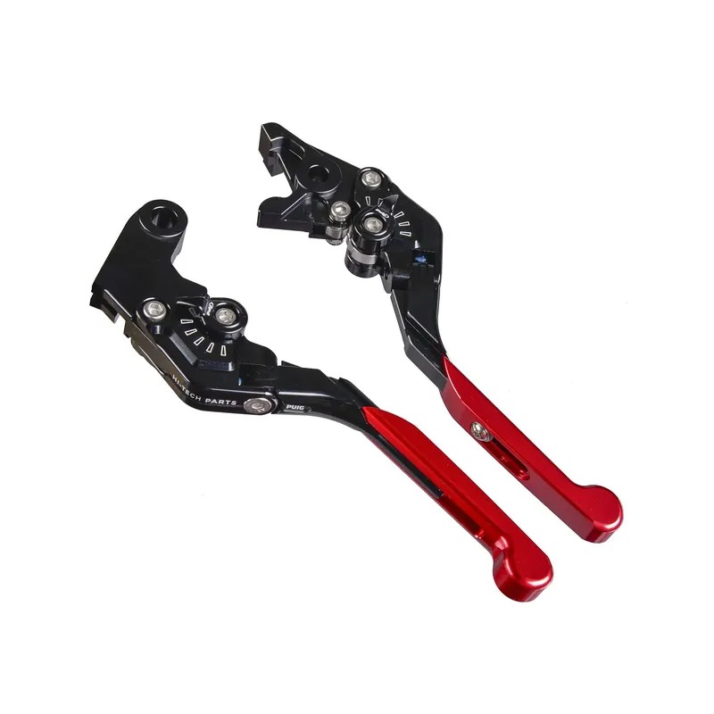 PUIG Bremshebel + Kupplungshebel Set v3 lang rot (für Honda CB 1000 Hornet SP ABS 25 ) Geprüft