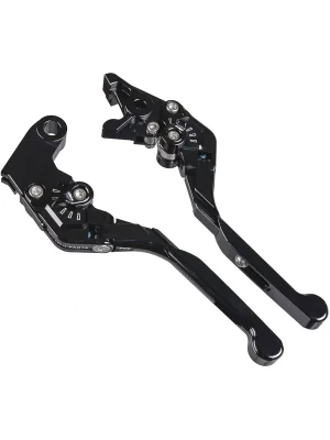 Zertifiziert PUIG Bremshebel + Kupplungshebel Set v3 lang schwarz (für Triumph Bonneville T120 ABS DU 21-25 )