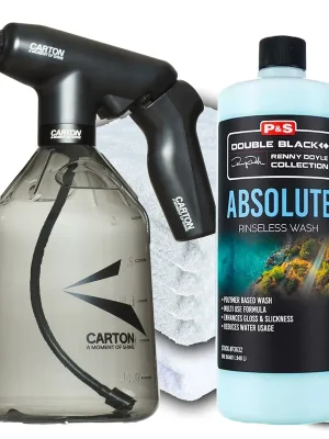 Carton Akku e Sprayer Absolute Rinseless Bundle + Waschzubehör Garantierte Lieferung