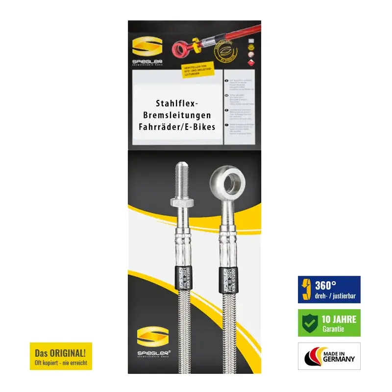 Stahlflex Bremsleitung für Hope Tech M4 (Hinten) Sonderaktion