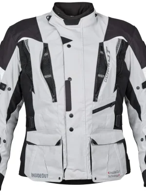 GERMOT MOTORRADJACKE INSIDE OUT HELLGRAU Sonderangebot