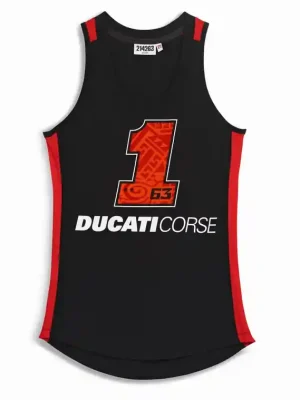 Ausverkauf Ducati Original PB 1 Black Line Tanktop Damen