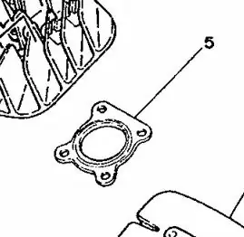 Bestseller Yamaha DT50MX Dichtung, Zylinderkopf 1