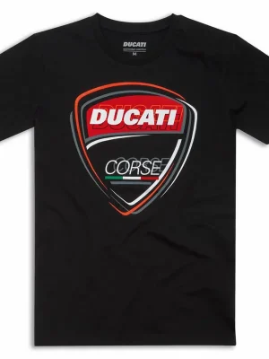 Ausverkauf Ducati T-SHIRT Corse SKETCH 2.0 SCHWARZ