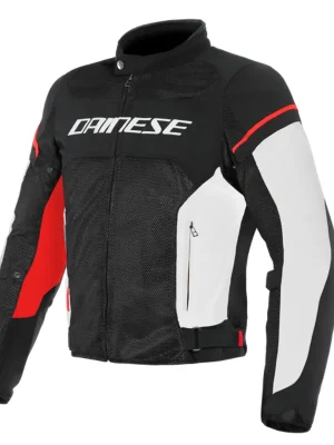Preiswert Dainese AIR FRAME D1 TEX JACKE Schwarz/Weiß/Rot
