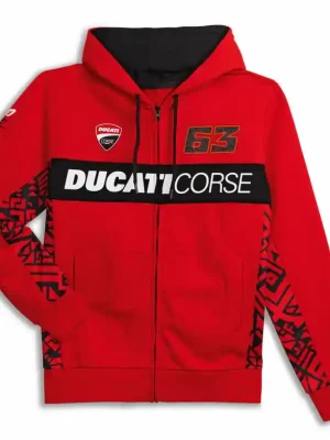Begrenztes Angebot Ducati Original Pecco 63 Sweatshirt Herren Gr. L