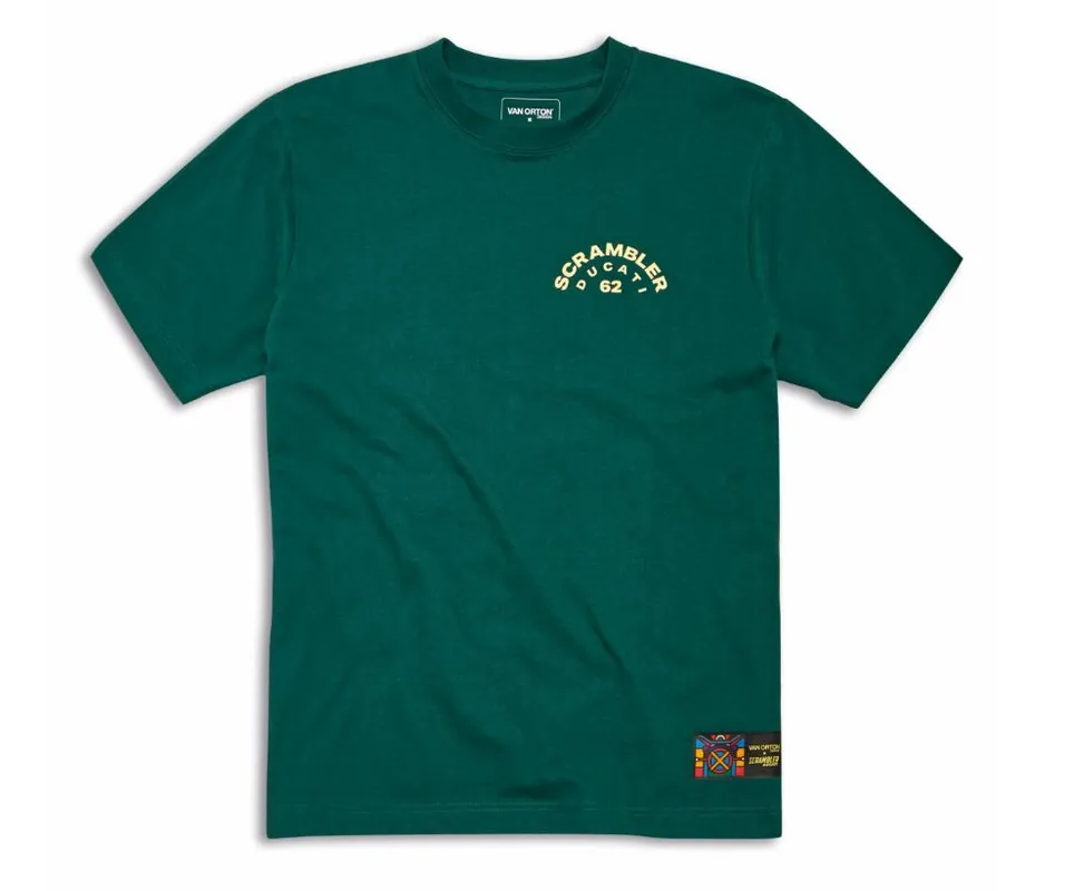 Preiswert DUCATI T-SHIRT ENERGY VAN ORTO GREEN