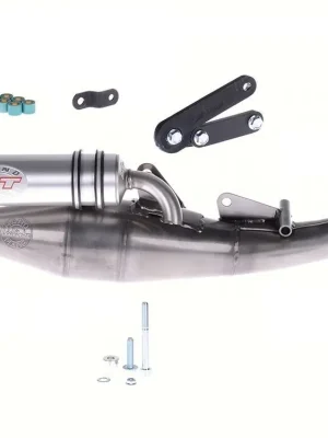 Auspuff Leovince TT Kymco Yager Spacer Dink Yup SYM Jet liegend 50 2T Highlight