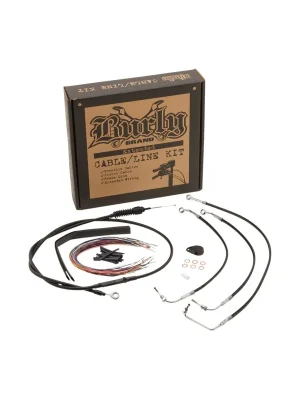 Burly Brand Kabel-/Leitungskit Ape 15 Zoll schwarz ABS f. Touring 17-20 Super-Preis