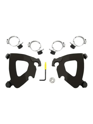 Schnäppchen Memphis Shades Gauntlet Fairing Trigger Lock BLK für Harley FXDL 14-17