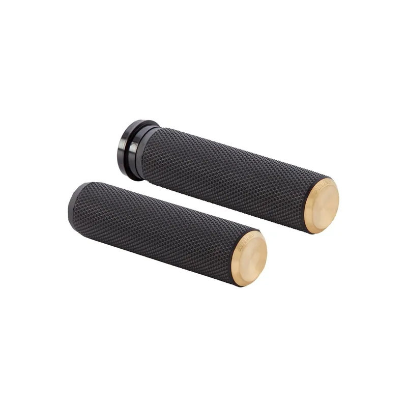 Neu Im Sortiment Arlen Ness Griffe Knurled schwarz/messing elektronisches Gas A