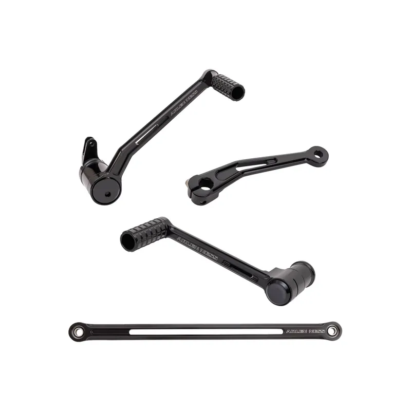 Neu Im Sortiment Arlen Ness Fußrastenanlage SpeedLiner schwarz Solo f. Harley Touring 00–24