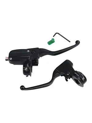 Beliebt Drag Specialties Lenkerbedienungskit Ø25,4mm Schwarz ABS/Hydraulic ABS f. Harley