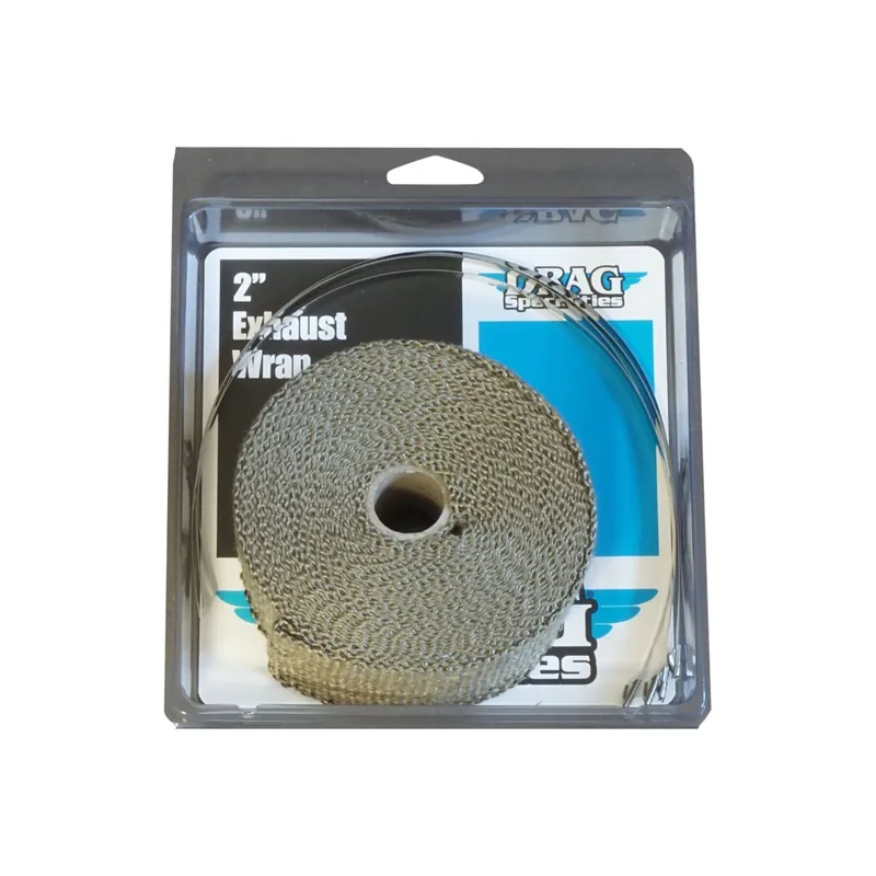 Drag Specialties Auspuffbandsatz aus Basaltgewebe L7,6 m B50,8mm Bronze Kracherpreis