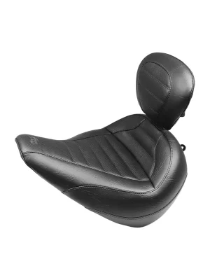 Mustang Solositz Touring Tuck Roll m. Rückenlehne f. Harley Softail 18–20 Direktkauf