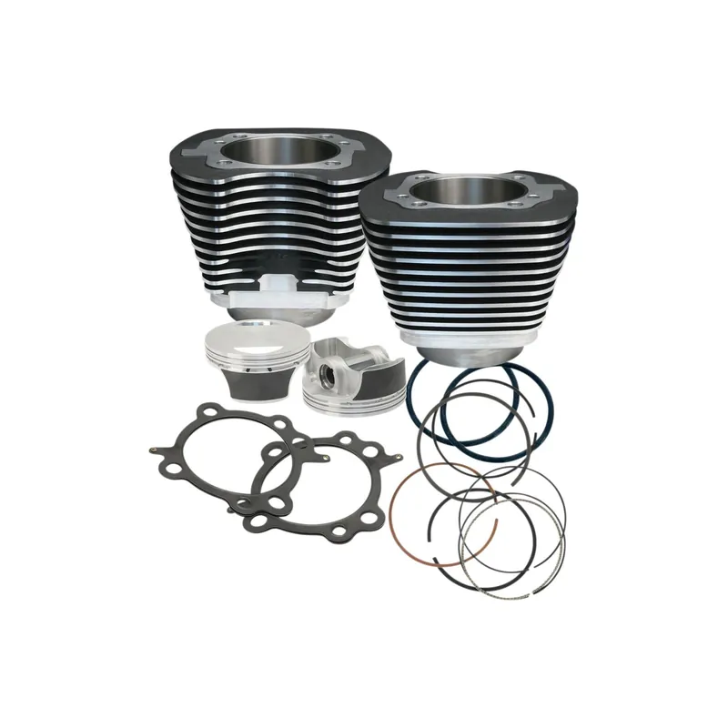 Solange Der Vorrat Reicht S&S Big Bore Zylinderkit 106‘‘ schwarz f. Harley Twin Cam 07-17