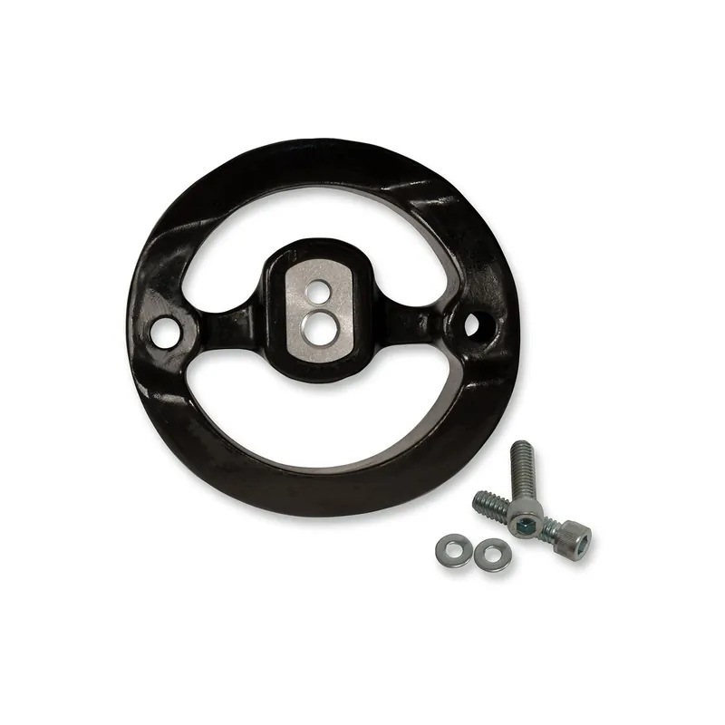 Begrenztes Angebot S&S Adapterkit f. Luftfilterabdeckung Stealth/Super Stock 22-23 schwarz/silber