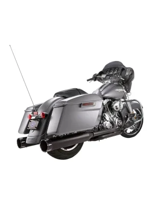 Geprüft S&S Schalldämpfer MK45 EC 4-1/2 Slip-on f. Harley Touring 17-20 schw B