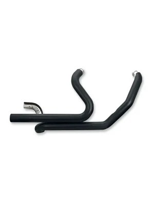 Ausverkauf S&S Power Tune Dual Krümmer f. Harley Touring 95-08 ceramic schwarz