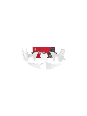 Aktuell Racetech Plastik Komplett Kit KTM SX SXF 125 250 350 2023 - 24 Satz 8 Teile schwarz weiß
