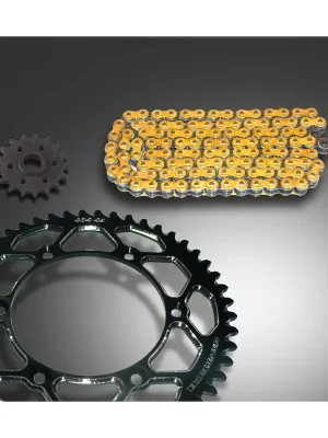 Super-Preis GP-TECH Factory Kettenkit Schwarz DID 520 VX3 X Ring Beta RR 250 300 350 450 ab 2013