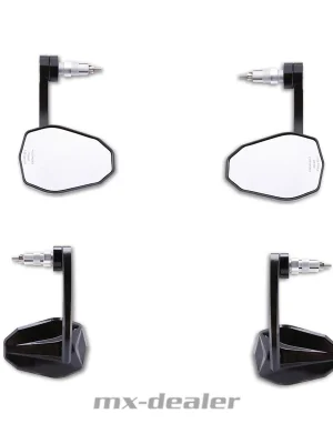 HIGHSIDER Victory Evo Lenkerendenspiegel Paar Rückspiegel Racing Heißes Angebot