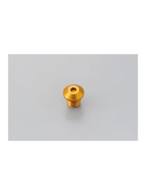 DAYTONA Abdeckschraube Alu CNC gold eloxiert f. Spiegelgewinde M10 x P1.25 Rechtsgewinde Solange Der Vorrat Reicht
