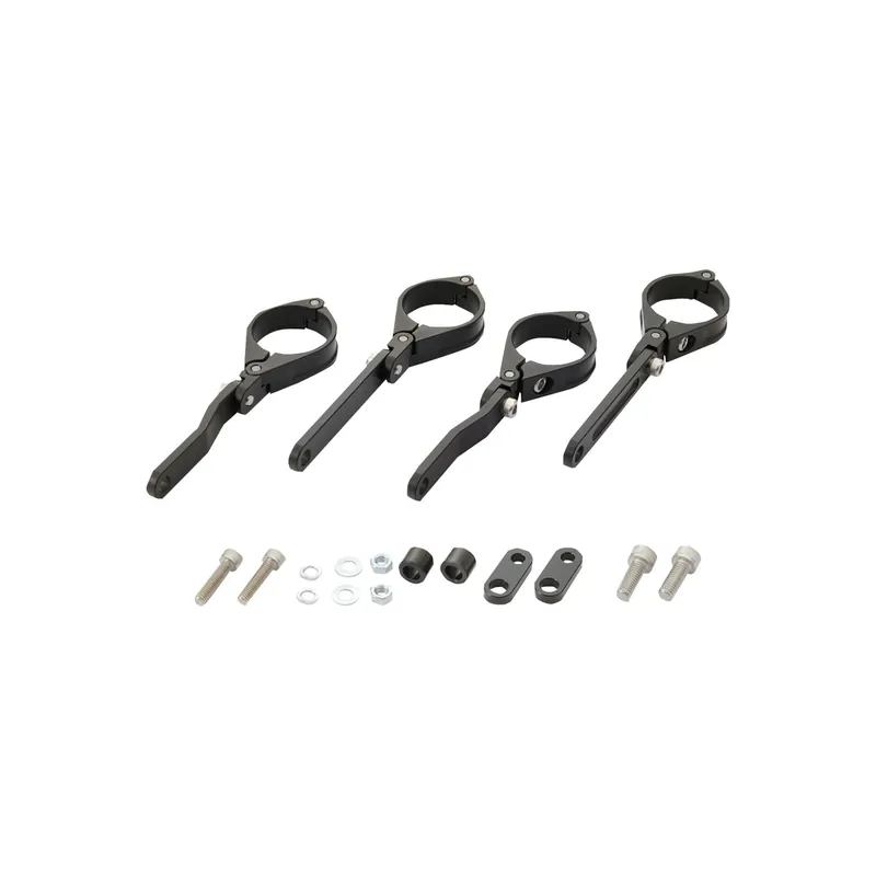 Neue Ware DAYTONA Scheinwerfer Halterung Set Dual-Axis variabel Aluminium CNC schwarz 41mm