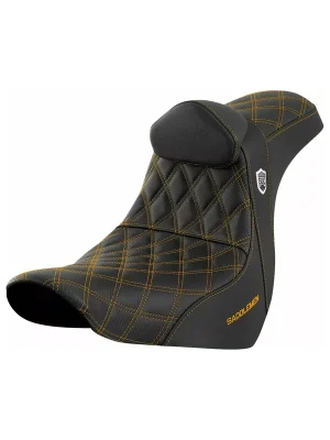 Online Kaufen Saddlemen Sitzbank Pro Series SDC Performance Gold f. Harley Softail 18-25 B