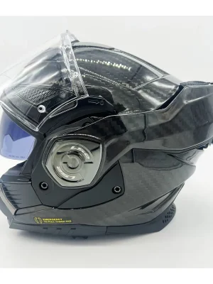 Jetzt Bestellen LS2 FF901 Advant X Carbon Solid Schwarz Klapphelm Motorrad Helm + dunkles Visier L (59-60cm)