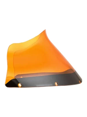 Finale Aktion KLOCK WERKS Kolor Flare Sport Windschild 9" Orange f. Harley FXRP 1984