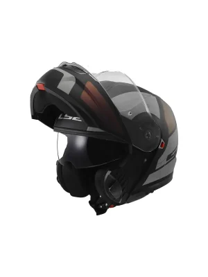 Aktuell LS2 Strobe II Orion Matt Schwarz Purple Blau Klapphelm Modular FF908 Motorrad Helm Tourenhelm XXL (63-64cm)