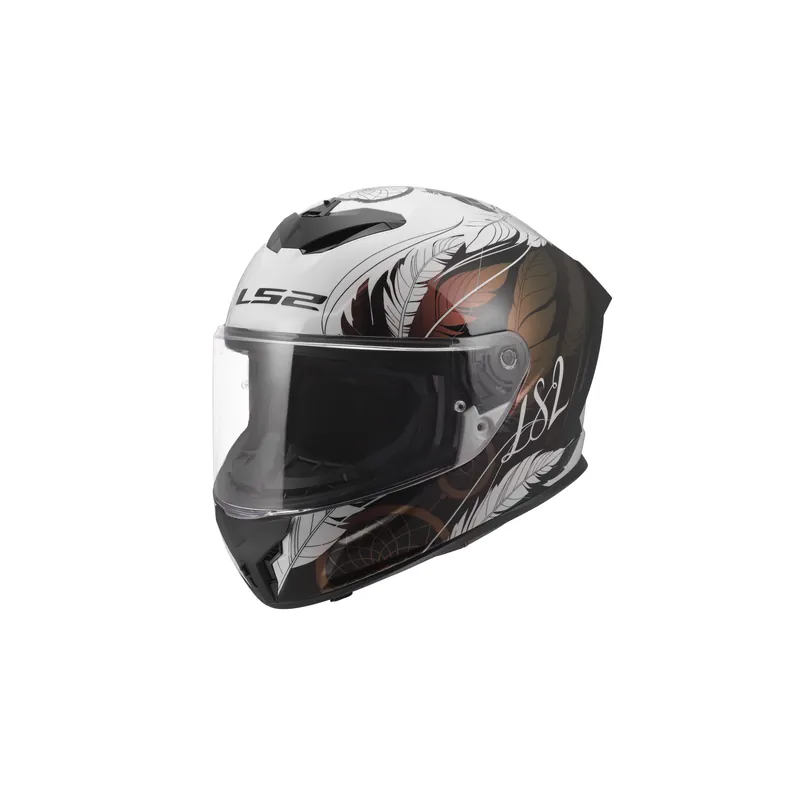 Billig LS2 Motorradhelm Rapid III Boho FF820 Integralhelm Race M (57-58cm)