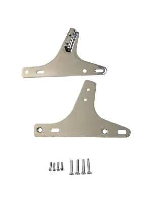 Bestseller Drag Specialties Sissy Bar Seitenplatten Chrom f. Harley 011C