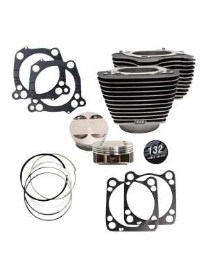 Billig S&S Big Bore Zylinderkit 4-1/2‘‘ wr. sw. gefräst f. Harley M8 17-23