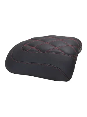 Mustang Soziusabdeckung Diamond rote Naht f. Harley Touring 23–26 Markenware
