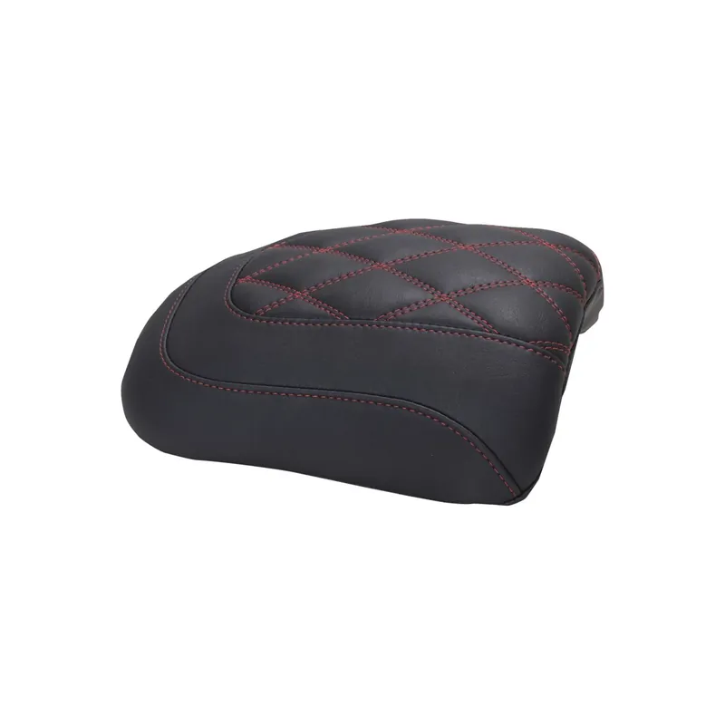 Mustang Soziusabdeckung Diamond rote Naht f. Harley Touring 23–26 Markenware