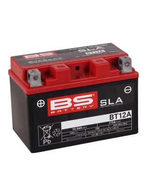 Schnäppchen BS Battery Motorradbatterie 12V BT12A 10AH 175A AGM wartungsfrei werksakt.