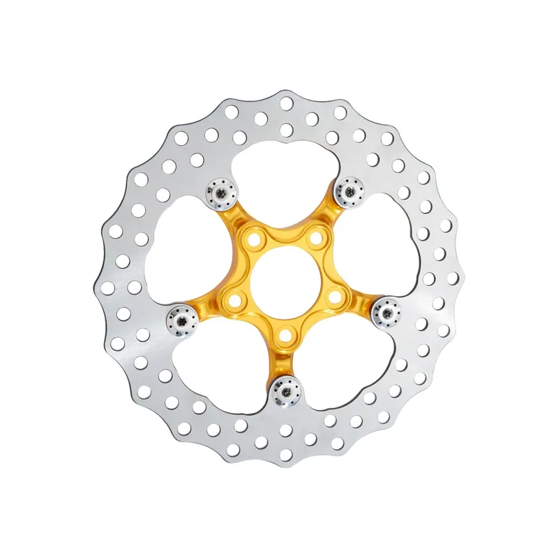 Neu Im Sortiment Arlen Ness Bremsscheibe Spider 292 mm chrom/gold