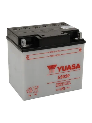 Preisknaller Yuasa Motorradbatterie Yumicron 12V 53030 30AH 180A Blei-Säure trocken