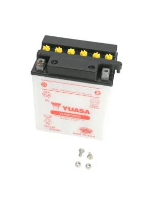 Yuasa Motorradbatterie Yumicron 12V YB14-B2 14AH 175A Blei-Säure trocken Garantierte Lieferung