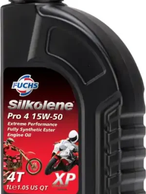 Fuchs Silkolene 4-T Motorenöl Pro 4 XP vollsynt. 15W/50 - 1 Liter Schneller Versand